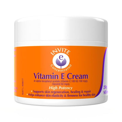 Invite E Vitamin E Cream 250g