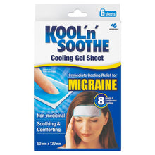 Kool n Soothe Migraine Relief - 6 sheets