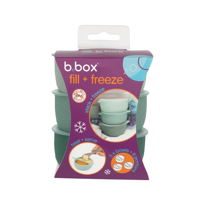 B.Box Fill n Freeze Pots 3 Pack 85ml Each