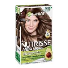 Garnier Nutrisse Permanent Hair Colour - 5 Chocolate Brown (Enriched with 4 Natural Oils)