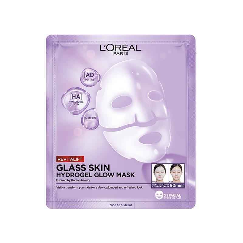 L'Oreal Paris Revitalift Filler Glass Skin Hydrogel Glow Mask