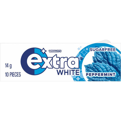 Extra White Peppermint Gum 10 piece