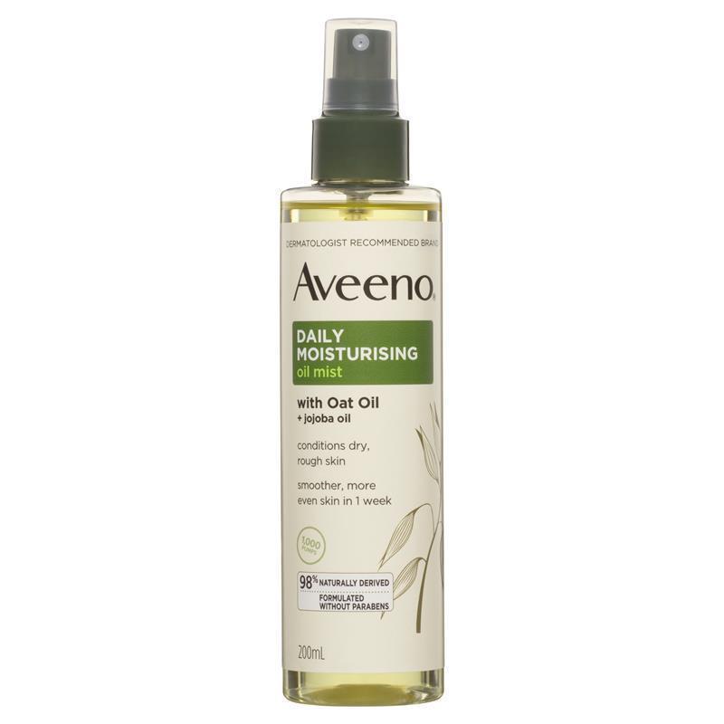 Aveeno Daily Moisturising Vitamin E Body Oil Mist Spray 200ml