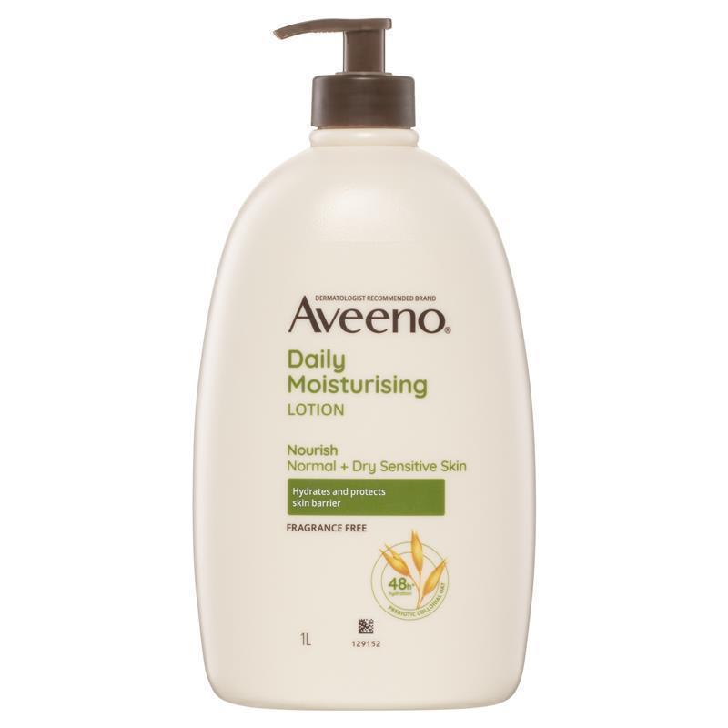 Aveeno Daily Moisturising Fragrance Free Body Lotion 1L - GimmeNow