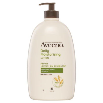 Aveeno Daily Moisturising Fragrance Free Body Lotion 1L - GimmeNow