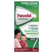 Panadol Children 1 Month – 1 Year Baby Drops with Dosing Device Fever and Pain Relief 20ml