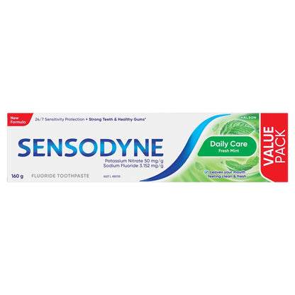 Sensodyne Sensitive Teeth Daily Care Toothpaste 160g (Exclusive Size)