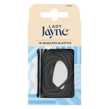 Lady Jayne Snagless Black Hair Elastics 18 Pack