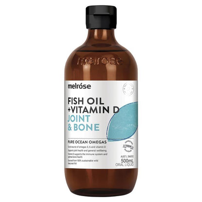 Melrose Omega Fish Oil + Vitamin D Joint & Bone 500ml - GimmeNow
