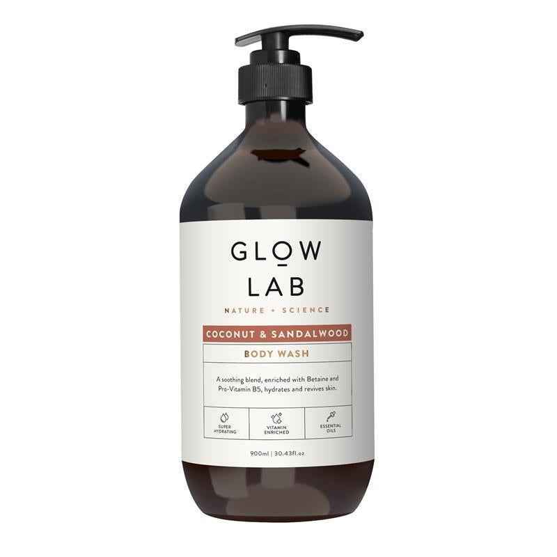 Glow Lab Coconut & Sandalwood Body Wash 900ml