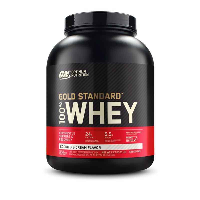 Optimum Nutrition Gold Standard 100% Whey Cookies & Cream 2.27kg