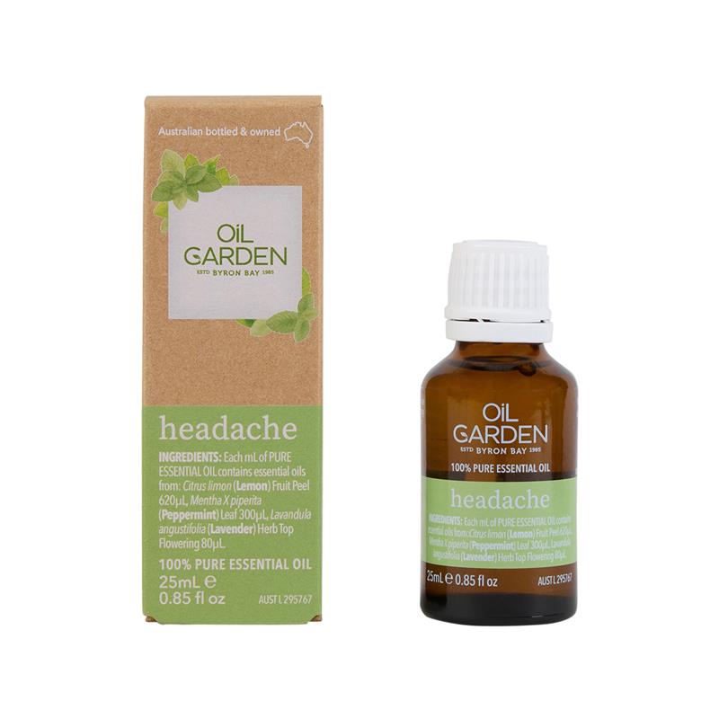 Oil Garden Natural Remedies Headache Oil 25ml