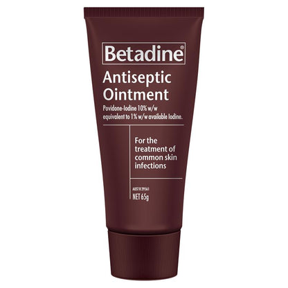 Betadine Antiseptic Ointment - Antiseptic Cream - 65g