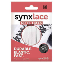 Synxlace No Tie Laces White