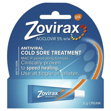 Zovirax Cold Sore Cream Tube 2g - GimmeNow
