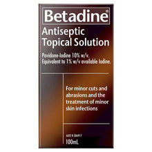 Betadine Antiseptic Topical Solution Liquid 100mL - GimmeNow