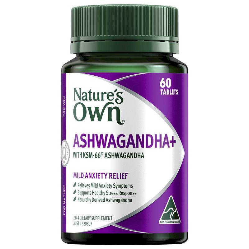 Nature's Own Ashwagandha+ 60 Tablets