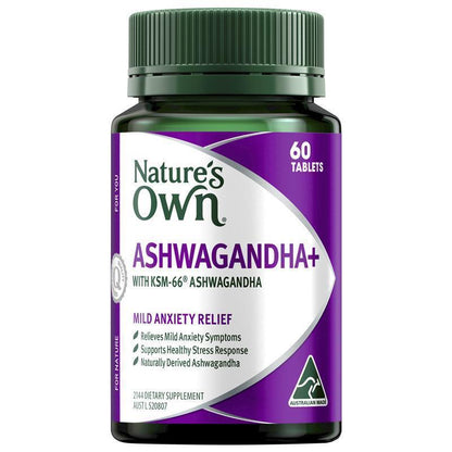 Nature's Own Ashwagandha+ 60 Tablets