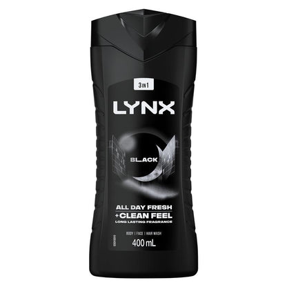 Lynx Bodywash Black 400ml