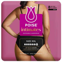 Poise Intimates Disposable Incontinence Pants XXL (135-157cm) 8 Pack