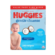 Huggies Coconut 3x80 Wipes