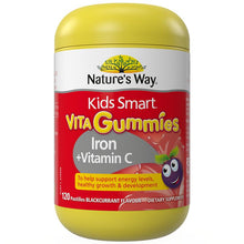 Nature's Way Kids Smart Vita Gummies Iron + Vitamin C 120 Pastilles