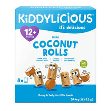 Kiddylicious Mini Coconut Rolls 7g x 8 Pack