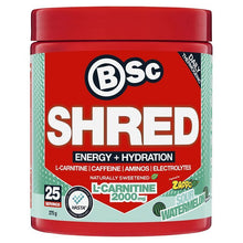BSc Energy Shred + Hydration Powder Zappo Sour Watermelon 275g