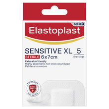 Elastoplast Sensitive Dressing XL 6x7cm 5 Dressings