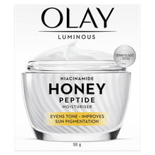 Olay Luminous Niacinamide Honey Peptide Moisturiser 50g - GimmeNow