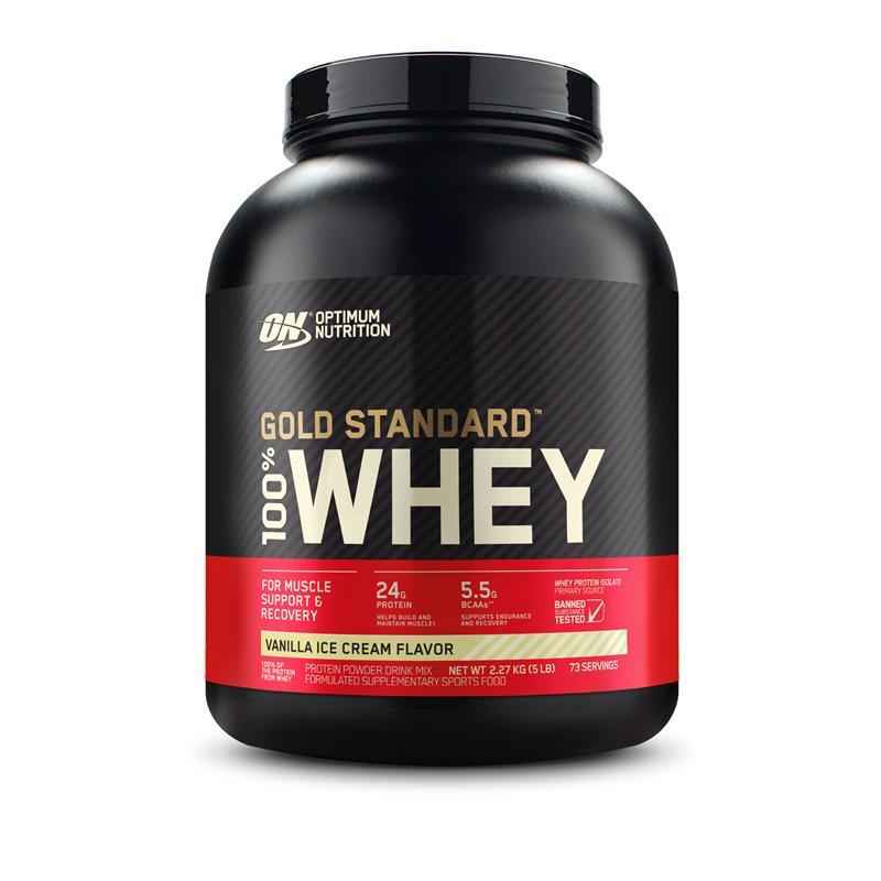 Optimum Nutrition Gold Standard 100% Whey Vanilla Ice Cream 2.27kg