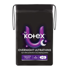 U by Kotex Ultrathin Overnight Pads Long with Wings 8 Pack