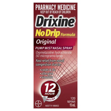 Drixine 12 Hour Relief No Drip Original Nasal Spray 15ml