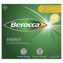Berocca Energy Mango And Orange 60 Effervescent Tablets Exclusive Size - GimmeNow
