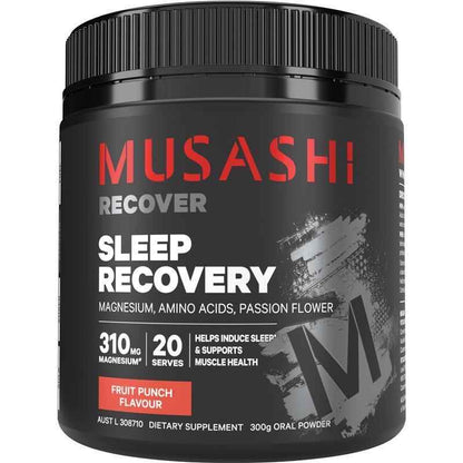 Musashi Sleep Recovery Fruit Punch 300g