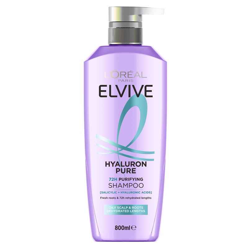 L'Oreal Elvive Hyaluron Pure Shampoo 800ml
