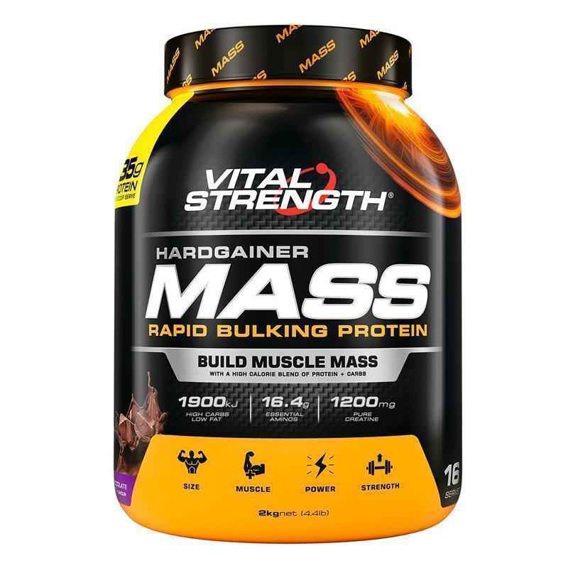 Vital Strength Hardgainer Mass Rapid Building Protein Chocolate Blast 2kg