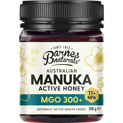 Barnes Naturals Australian Manuka Honey 500g MGO 300+