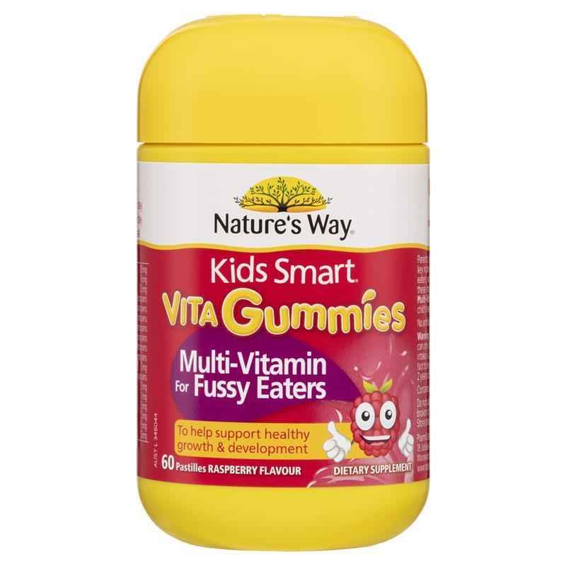 Nature's Way Kids Smart Vita Gummies Fussy Eaters 60 Pastilles
