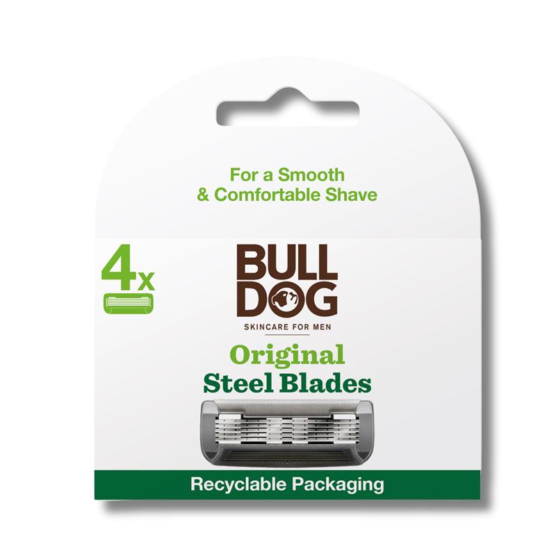 Bulldog Original Steel Blades 4 Pack