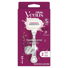 Gillette Venus Comfort Glide Sugarberry Platinum + 2 Blade Refills