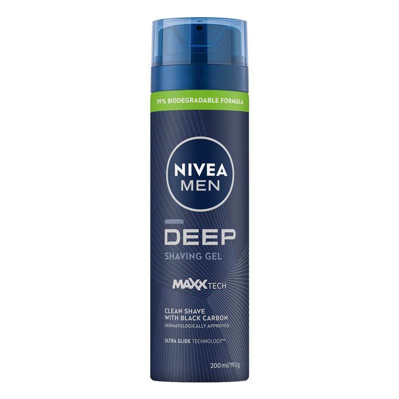 NIVEA for Men Deep Shave Gel 200ml