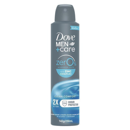 Dove Men + Care Zero Aluminium Clean Comfort 250ml