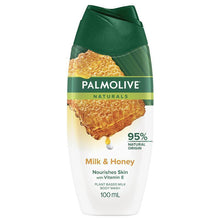 Palmolive Naturals Travel Body Wash Milk & Honey Shower Gel 100ml