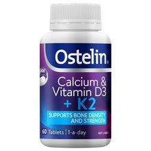 Ostelin Calcium & Vitamin D3 + K2 60 Tablets - GimmeNow