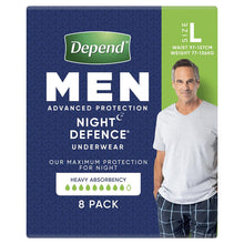 Depend Underwear Realfit Night Defence Male Large 8 Pack - GimmeNow