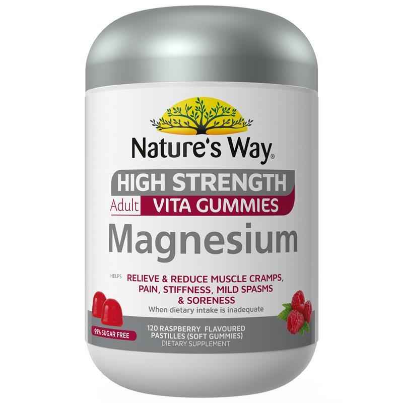 Nature's Way Adult Vita Gummies High Strength Magnesium 120 Gummies