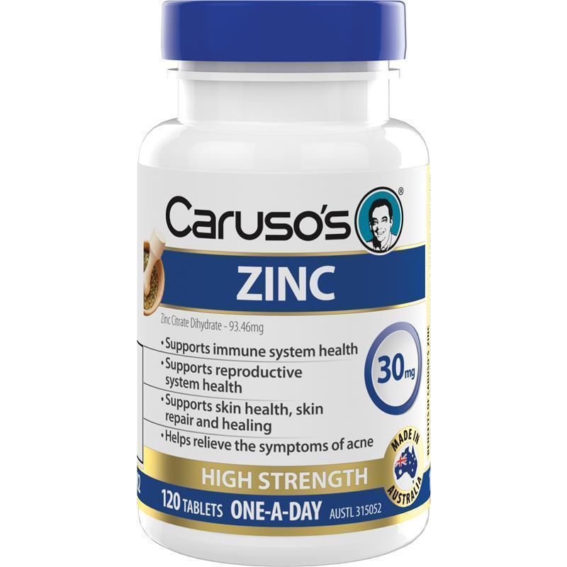 Carusos Zinc 120 Tablets
