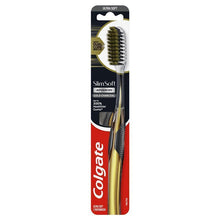 Colgate Toothbrush Slim Soft Advanced Gold Charcoal Ultra Soft