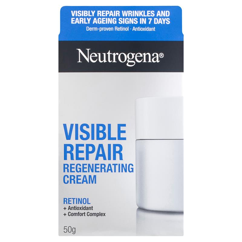 Neutrogena Visible Repair Retinol Regenerating Cream 50g - GimmeNow